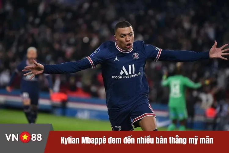 Kylian Mbappé đem đến nhiều bàn thắng mỹ mãn