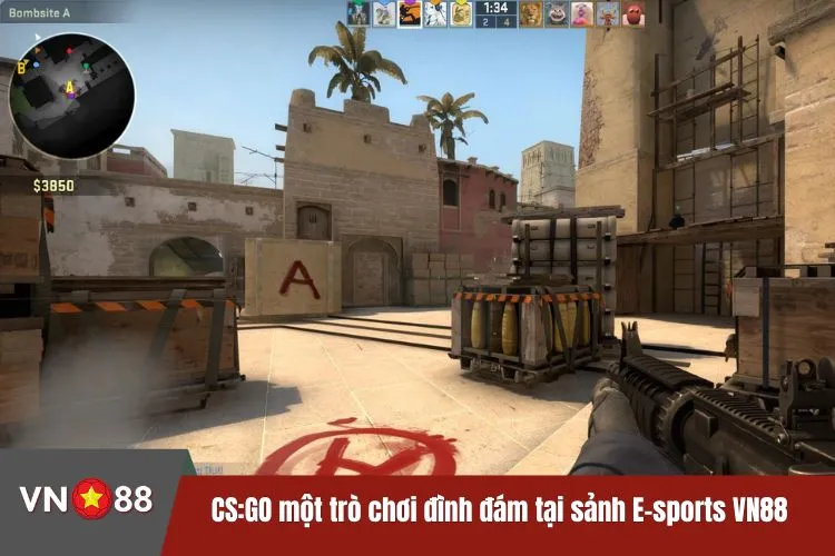 CS:GO một trò chơi đình đám tại sảnh E-sports VN88